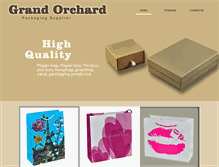 Tablet Screenshot of grand-orchard.com